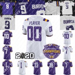 Maillots de football 7 Kayshon Boutte Jersey Jayden Daniels Josh Williams Armoni Goodwin Malik Nabers Brian Thomas Jr Noah Cain Mekhi