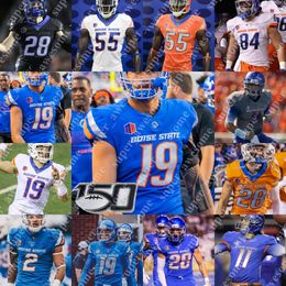 Voetbalshirts Boise State voetbalshirt Riley Smith Ct Thomas Riley Whimpey Markel Reed Ezechiel Noa Tyreque Jones Kaonohi Kaniho Scott Matlock Rodney