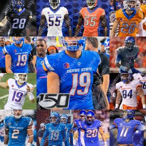 Voetbalshirts Boise State voetbalshirt Shane Irwin Divine Obichere Kekaula Kaniho Dj Schramm Tyric Lebeauf Michael Callahan Isaiah Bagnah Damon Cole