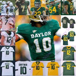 Voetbalshirts Custom 2020 Baylor Jersey NCAA College Corey Coleman Kendall Wright Mike Singletary Jason Smith Gerry Bohanon TJ Franklin