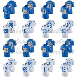 Camisetas de fútbol personalizadas UCLA Bruins College Football Jersey 11 Chase Griffin 22 Keegan Jones Blaylock 2 Kyle Philips 29 Delon Hurt 23 Chase Cota 36 Ethan