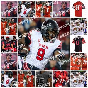 Camisetas de fútbol personalizadas Utah Utes Camiseta de fútbol Cameron Rising Brant Kuithe Dalton Kincaid Tavion Thomas Cole Bishop Van Fillinger R.J. hubert jaylon