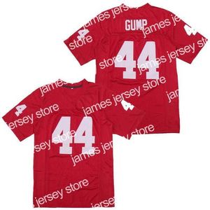 Maillots de Football Maillots de Football Film Maillot de Football 44 Forrest Gump Tom Hanks Vintage Rouge Cousu Film Top Qualité Taille S-3XL