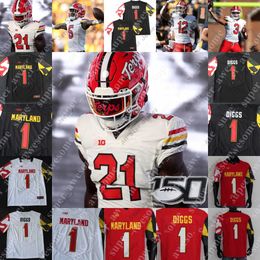 Camisetas de fútbol Maryland Terrapins Camiseta de fútbol Taulia Tagovailoa Fleet-Davis Isaiah Jacobs Dontay Demus Jr Rakim Jarrett Tarheeb Still Sam Okuayinonu