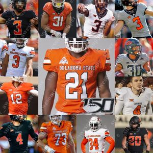 Maillots de football Maillot de football de l'état d'Oklahoma Malcolm Rodriguez Dominic Richardson Dezmon Jackson Braydon Johnson Rashod Owens Bryson