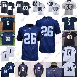 Camisetas de fútbol PSU Penn State Football Jersey NCAA College Franco Harris Lenny Moore Sean Lee Chris Godwin Aaron Maybin Courtney Brown LaVar Arrington Hali