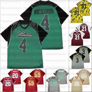 Voetbal Jerseys Maat S-XXXL 45 Miles 10 Rurwrow Jones 21 Fitzpatrick 15 Allen 3 Lock 20 Wentz 59 Donald 00 Venlman White