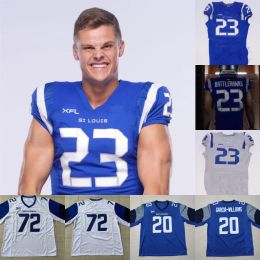 Maillots de football Maillots des BattleHawks de Saint-Louis Austin Proehl AJ McCarron Nick Tiano Manny Wilkins Eric Magwood Mike Panasiuk Warmack Kevin Atkins Willie