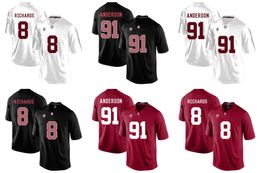 Jerseys de football Stanford Richards NCAA College 8 Henry Anderson 91mix Order Sport -Factory Outlet