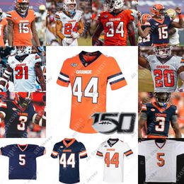 Voetbalshirts Syracuse Orange voetbalshirt Mikel Jones Cody Roscoe Marlowe Wax Geoff Cantin-Aarku Stefon Thompson Jarveon Howard Abdul Adams Anthony