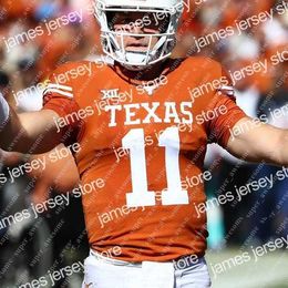 Maillots de football Texas Longhorns Football Jersey Hudson Card Bijan Robinson Whittington Arch Manning Quinn Ewers Xavier Digne Cameron Dicker Sam Ehlinger