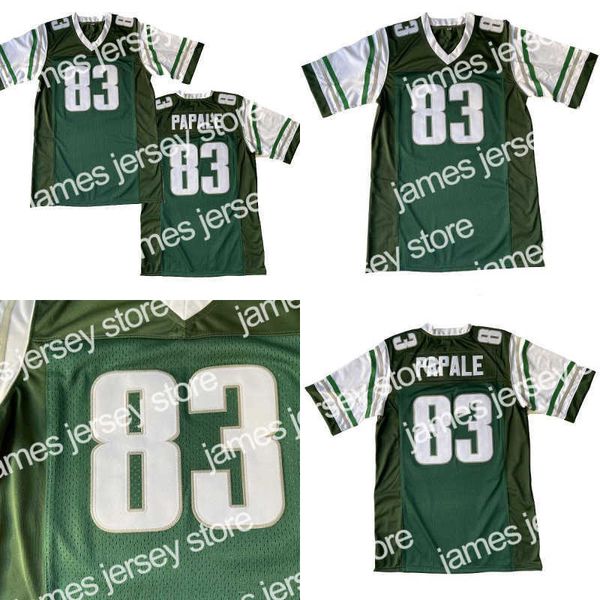 Maillots de football Vince Papale 83 Invincible Movie Maillot de football Double couture chemise de haute qualité EN STOCK