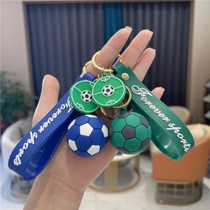 Porte-clés de Football, sangles de Football, pendentif souple en PVC, souvenirs de jeux, vente en gros d'usine