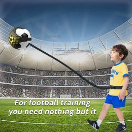 Voetbal Kick Throw Solo Practice Training Aid Control Skills Instelbare taille riem