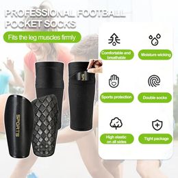 Voetbalscheenbeschermers Premium jeugdvoetbalbeschermers Schokbestendig Eva-kussen met elastische mouwen voor veiligheid 240226
