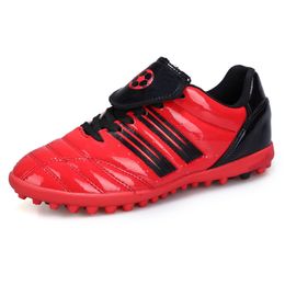 Chaussures de football chaussures d'entraînement anti-dérapantes pour enfants bleu jaune rouge et noir chaussures de sport de football étudiant ongles longs ongles cassés et baskets