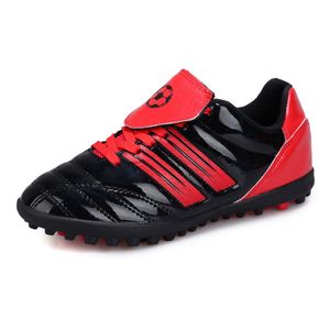 Chaussures de football chaussures d'entraînement anti-dérapantes pour enfants bleu vert rouge et noir étudiant football chaussures de sport ongles longs ongles cassés baskets