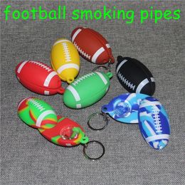 Pipe à main en silicone pour tabac de football