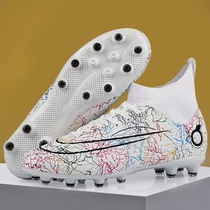 Baskets de Football pour hommes, chaussures en maille ultralégères pour enfants, crampons de haute qualité pour entraînement professionnel, 240228