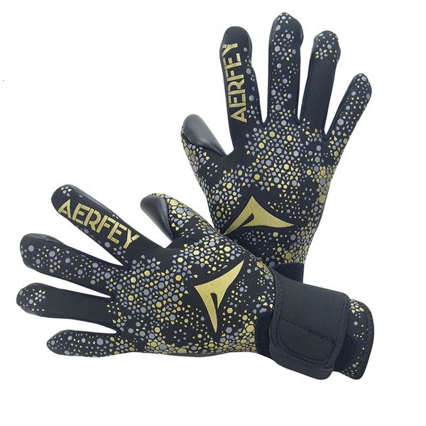 Les gants de gardien de but de Football épaississent le Latex sans protection des doigts, antidérapants et résistants à l'usure AERFEY 240111