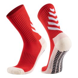 Voetbalsokken mannen atletische niet -slipvoetbal sokken gedempt ademend voor het runnen van yoga basketbal wandelen sportgrip sokken