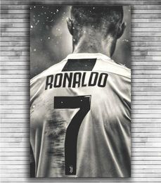 Football Sport Star Cristiano Ronaldo Retro Poster and Print Sport Canvas Room Pintura Arte de pared Imagen Cuadros Decoración del hogar1378100