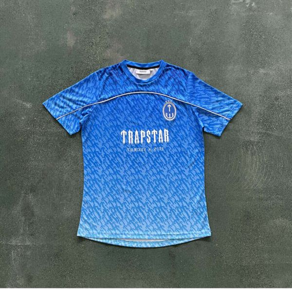 Camiseta de fútbol diseñador para hombre Jersey Trapstar Traicio de verano Motaje de diseño transpirable 1122ess