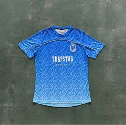 Football T-shirt Mens Fashion Designer Jersey Trapstar Summer Tracksuit Breathable Motion Design 2024ess