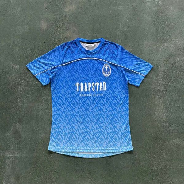 Camiseta de fútbol diseñador de moda para hombre Jersey Trapstar PITO DE VERANO DE SUMERA Diseño de movimiento transpirable 2024ess
