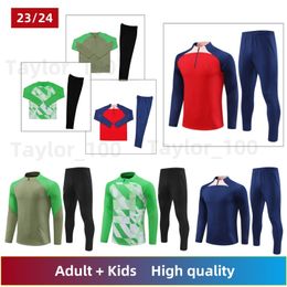 Tracksuit de football Llorente Atletico Madrids Tracksuit 23 24 Hommes et enfants kit de football usure d'entraînement