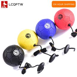 Voetbaltraining Ball Kick Soccer Ball TPU maat 2 Kids volwassen futbol met string Beginner Trainer Oefen riem drop 240507