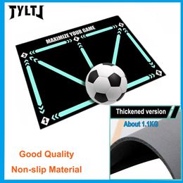 Football Training Mat Footters Training Training Durable Non Slip Foldable Kids Adults Soccer Ball Training Indoor Ourdoor Equipment 240507