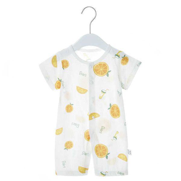 Footies 0-12m bébé barboteuse Babi fille tenue coton vêtements infantile combinaison dessin animé maison porter pyjamas nouveau-né cadeau corps costume été 2022HKD230701