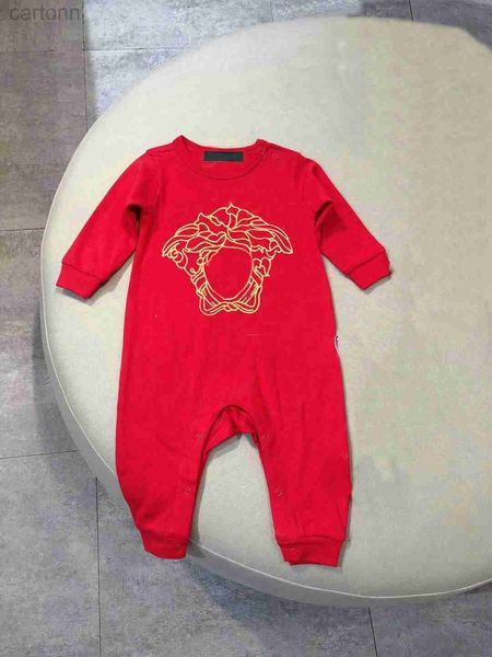 Footies En stock Diseñador recién nacido Bebés y niños Mamelucos Monos de algodón de manga corta Ropa para niños Marca Infantil Bebé Mameluco Ropa para niños 240306