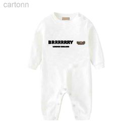 Footies Bebé nacido Bebé niña Mamelucos Diseñador Marca Carta Traje Monos Ropa Mono Niños Mono para bebés Traje Mameluco Traje Monos 240306