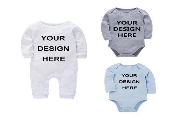 Footies Kavkas personnalisé bébé body blanc noir né unisexe combinaison Onesie lettres Pos imprimé enfant en bas âge noël 8789352