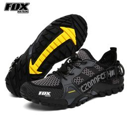 Chaussures 2023 MTB ENDURO SHOIS Men Fox Ride Racing Cycling chaussures de montagne Boots de vélos Nonslip Nonslip Zapatos Ciclismo Carretera