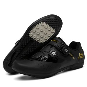 Chaussures 2023 Nouveau sans crampons Chaussures de cyclisme pour pédales plates VTT Hommes Femmes Sport VTT Chaussures Route Non Verrouillage Vélo Sneaker