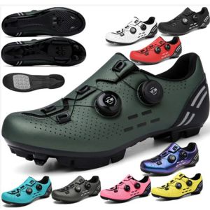 Chaussures 2024 Chaussures cyclables Sneakes de vélo Mtb Cleat Nonslip Men's Mountain Verwing Shoes Chaussures Bicycle SPD ROAD FOOKEAR SPEED TARBON