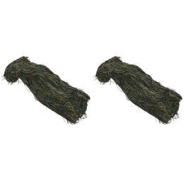 Schoenen 2x ghillie pak draad camouflage lichtgewicht ghillie garenjacht kleding accessoires voor outdoor jungle camouflage