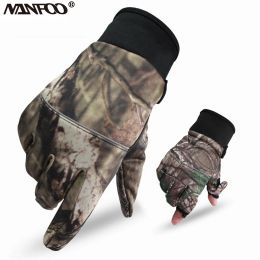 Schoeisel herfst winterboom bionische camouflage jagen vishandschoenen twee vingers van antislip rijhandschoenen unisex camo full mitten