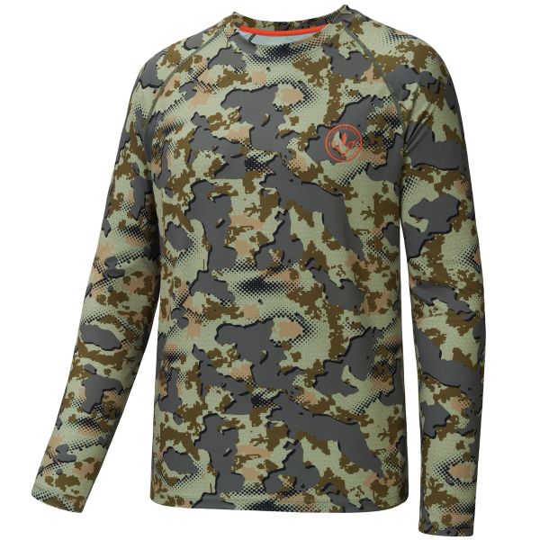 Calzado Bassdash Camisa de caza para hombres Camufapia para escondite camuflaje liviano manga larga protegible proteger la caminata de pesca de piel fs22m