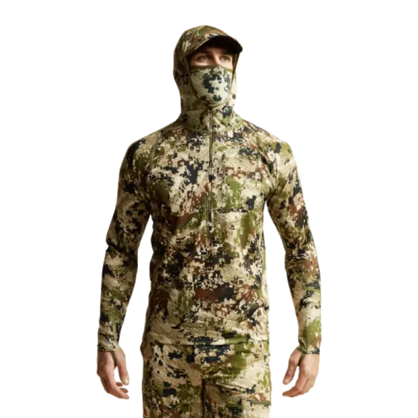 Core de chaussures à swets à capuche légère à swets de vêtements Camouflage masques Pullover Hunting Fishing Shirt