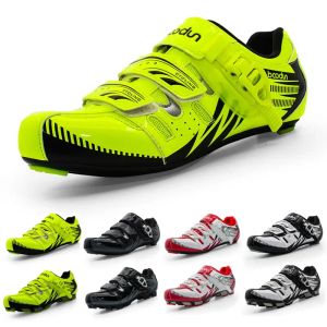 Chaussures Chaussures De Cyclisme Hommes VTT Chaussures De Vélo De Route Professionnel VTT Baskets De Course Étanche Ventiler Chaussures De Sport En Plein Air