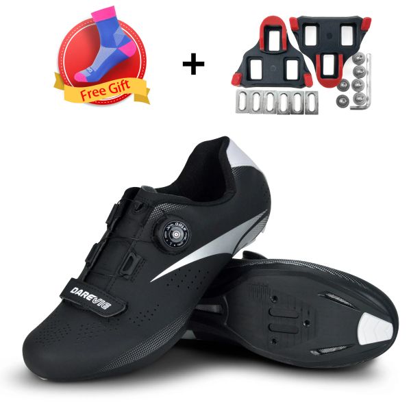 Calzado Darevie Road Cycling Zapatos Light Pro Cycling Zapatos Anti -Slip Slip Ciclismo Racing Zapatos de bicicleta de alta calidad Mira Spdsl