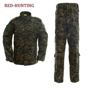 Schoenen Desert Jungle Outdoor Camouflage Uniform Tactical Uniform Combat Hunting Suit BDU Trainingsjack en broek