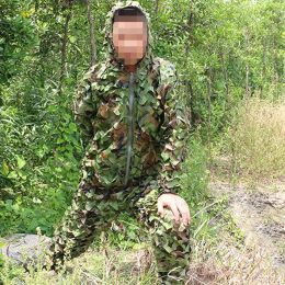 Schoeiseljacht 3d blad camouflage kleding ghillie pak jager militaire jacht sluipschutters camouflage pak kleding cs savage camo jungle