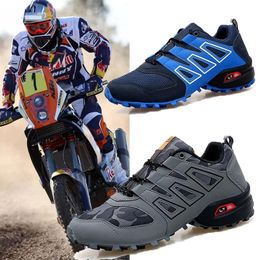 Chaussures hommes chaussures de vélo antidérapant respirant vtt chaussures hommes non verrouillables cyclisme vélo chaussures loisirs course Motocros moto baskets