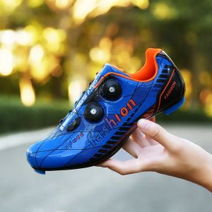 Chaussures de chaussures chaussures de cyclisme respirantes vélo de route ultraliers de vélo de montagne athlétique Chaussures de vélo de course de rabat-catique chaussures