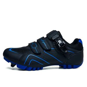 Chaussures Chaussures de cyclisme pour hommes chaussures de vélo de montagne professionnelles PU + Mash Vamp Sapatilha Ciclismo vtt carbone + semelle en Nylon Zapatillas Ciclismo vtt